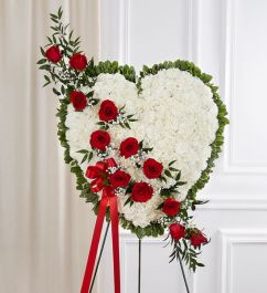 Double Heart Wreath by Park Florist